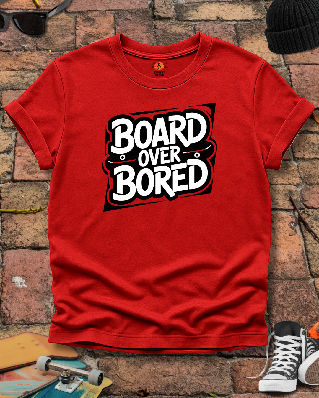 Board Over Bored T-Shirt