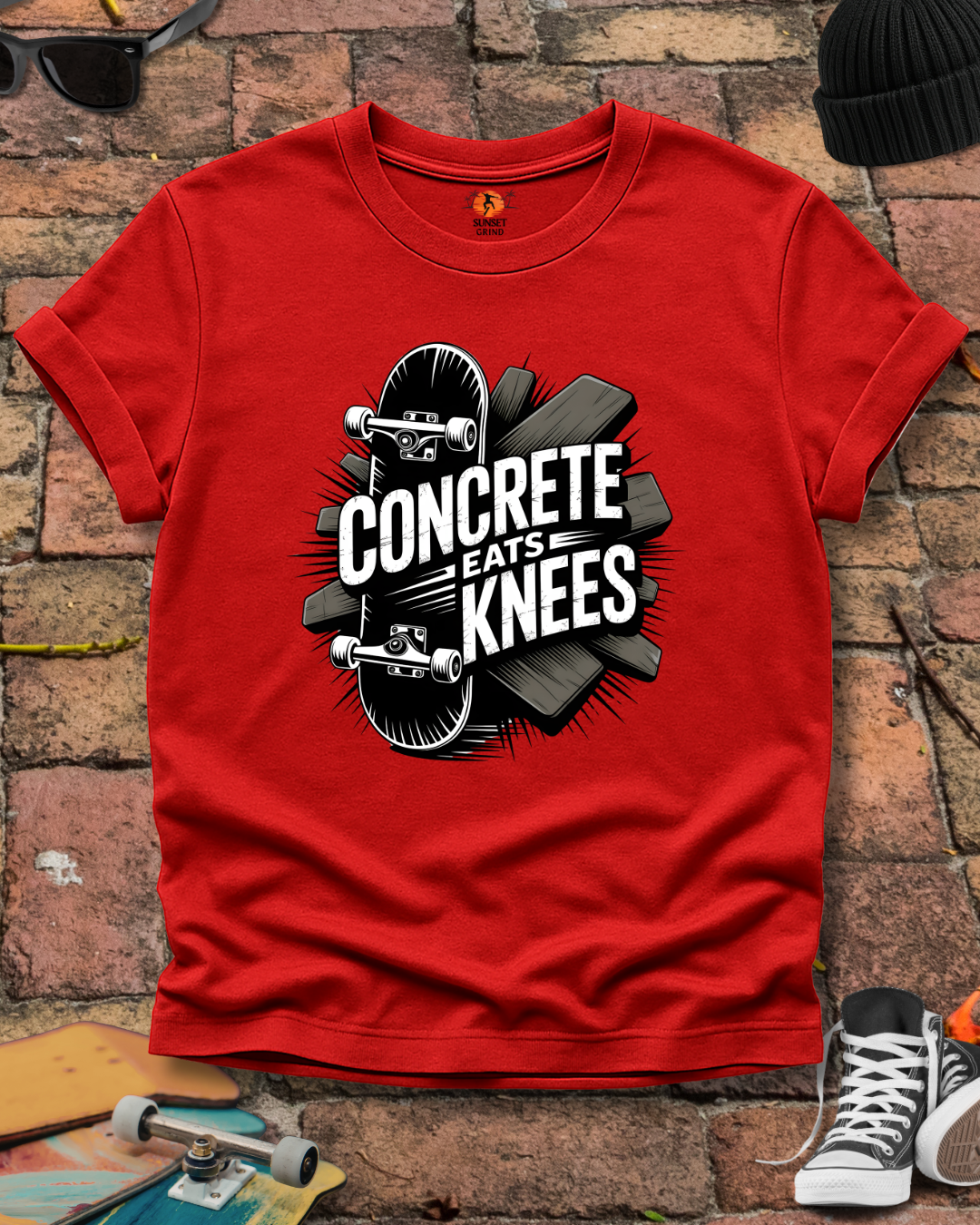 Concrete Eats Knees T-Shirt