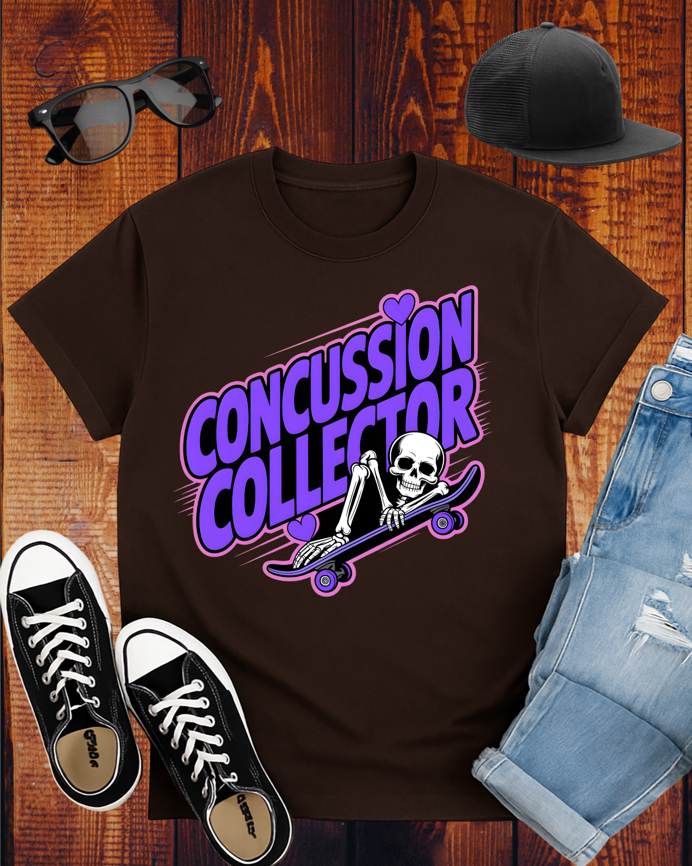 CONCUSSION COLLECTOR PURPLE T-Shirt