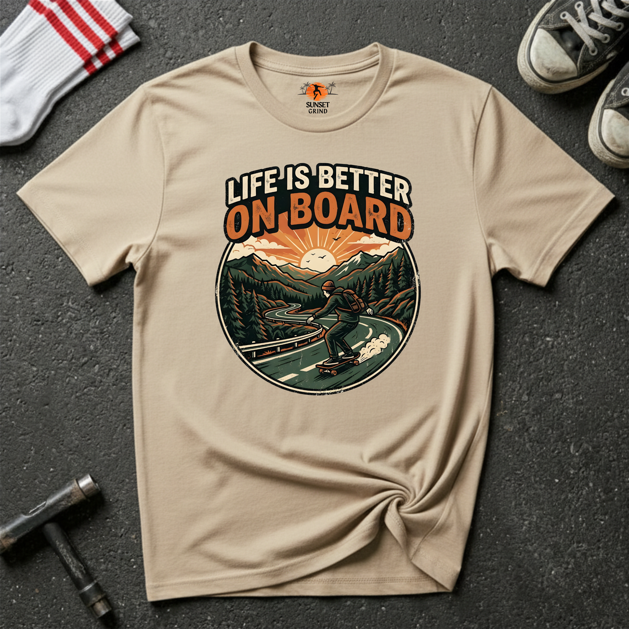 LIFE IS BETTER ON BOARD T-Shirt