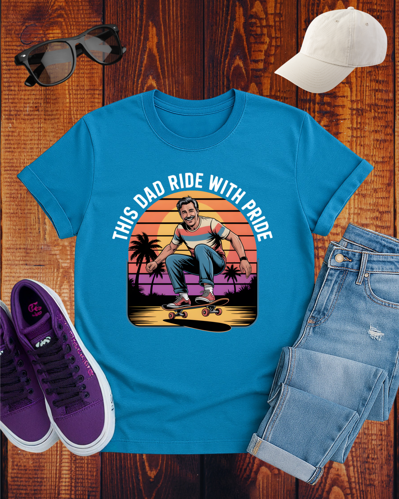 THIS DAD RIDE WITH PRIDE T-Shirt