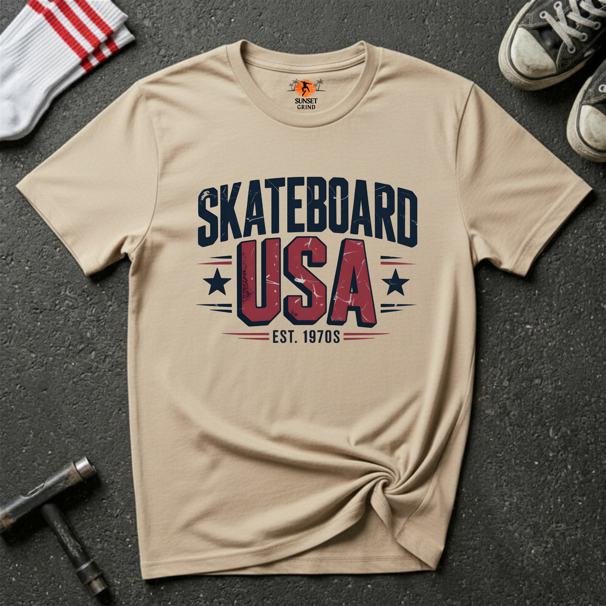 SKATEBOARD USA T-Shirt