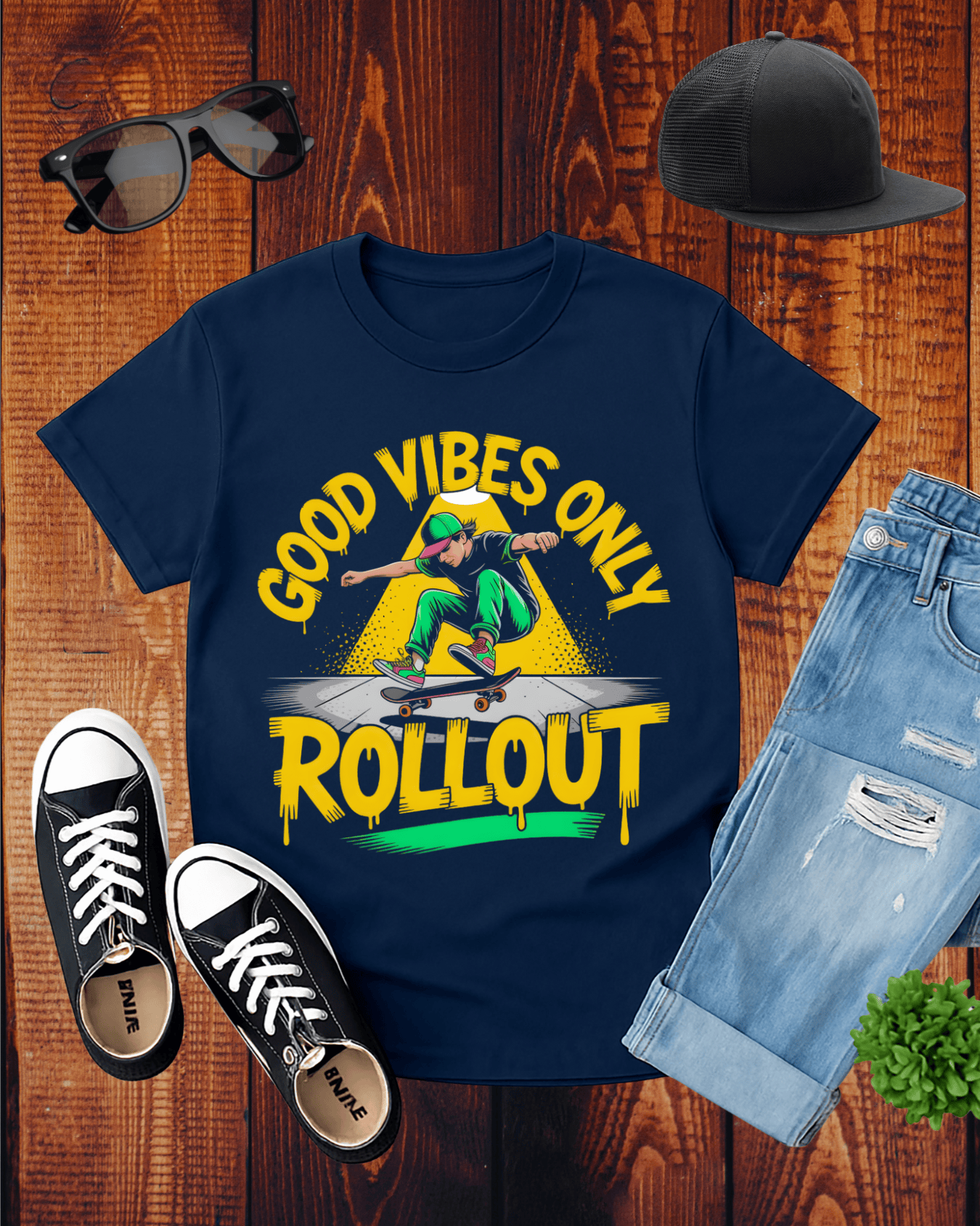 GOOD VIBES ONLY ROLLOUT T-Shirt