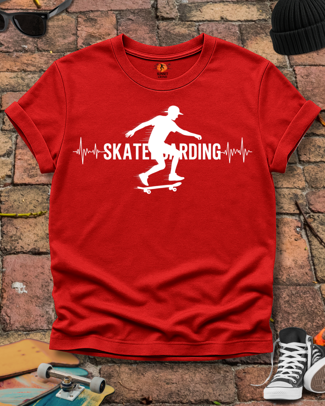 SKATER CARDIOGRAM T-Shirt