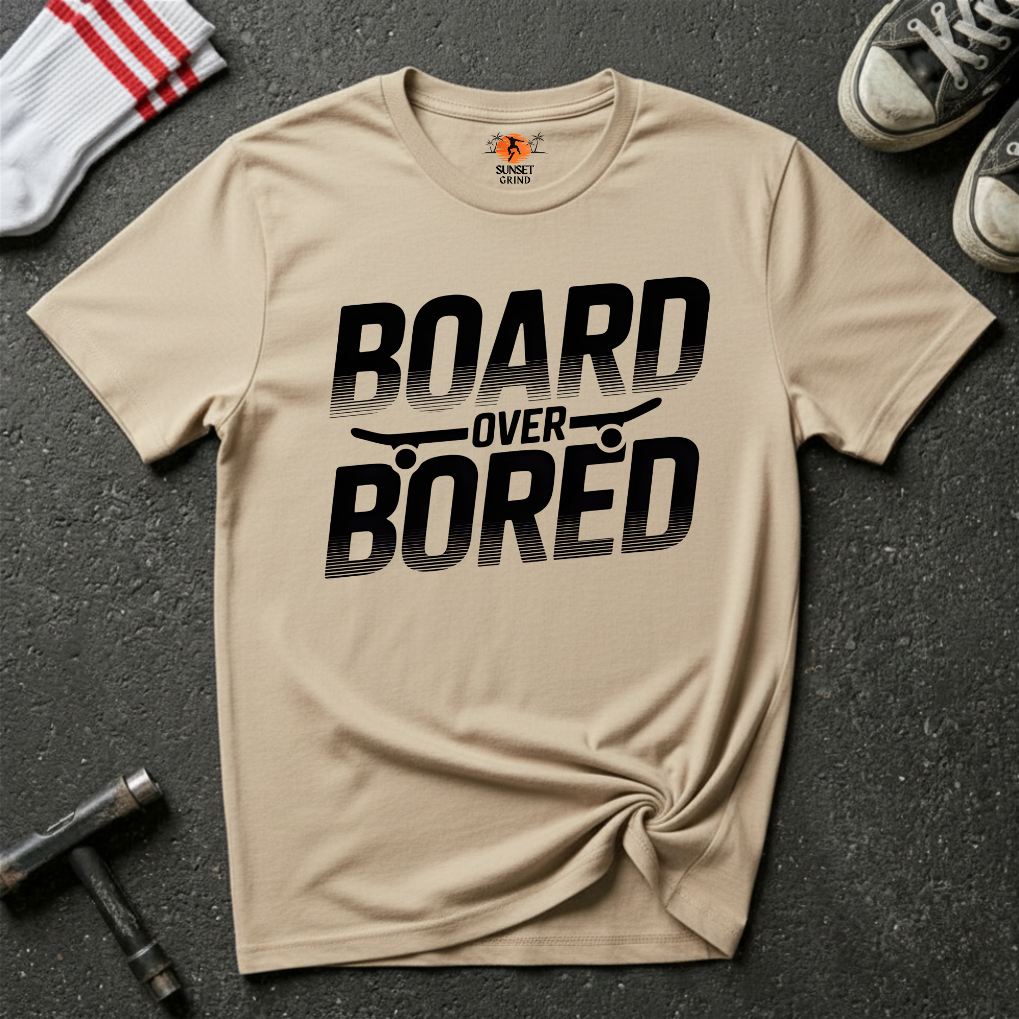 BOARD OVER BORED T-Shirt