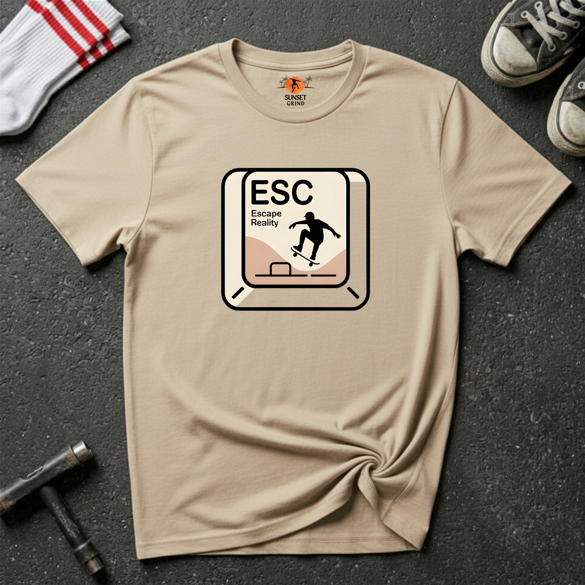 ESCAPE BUTTON T-Shirt