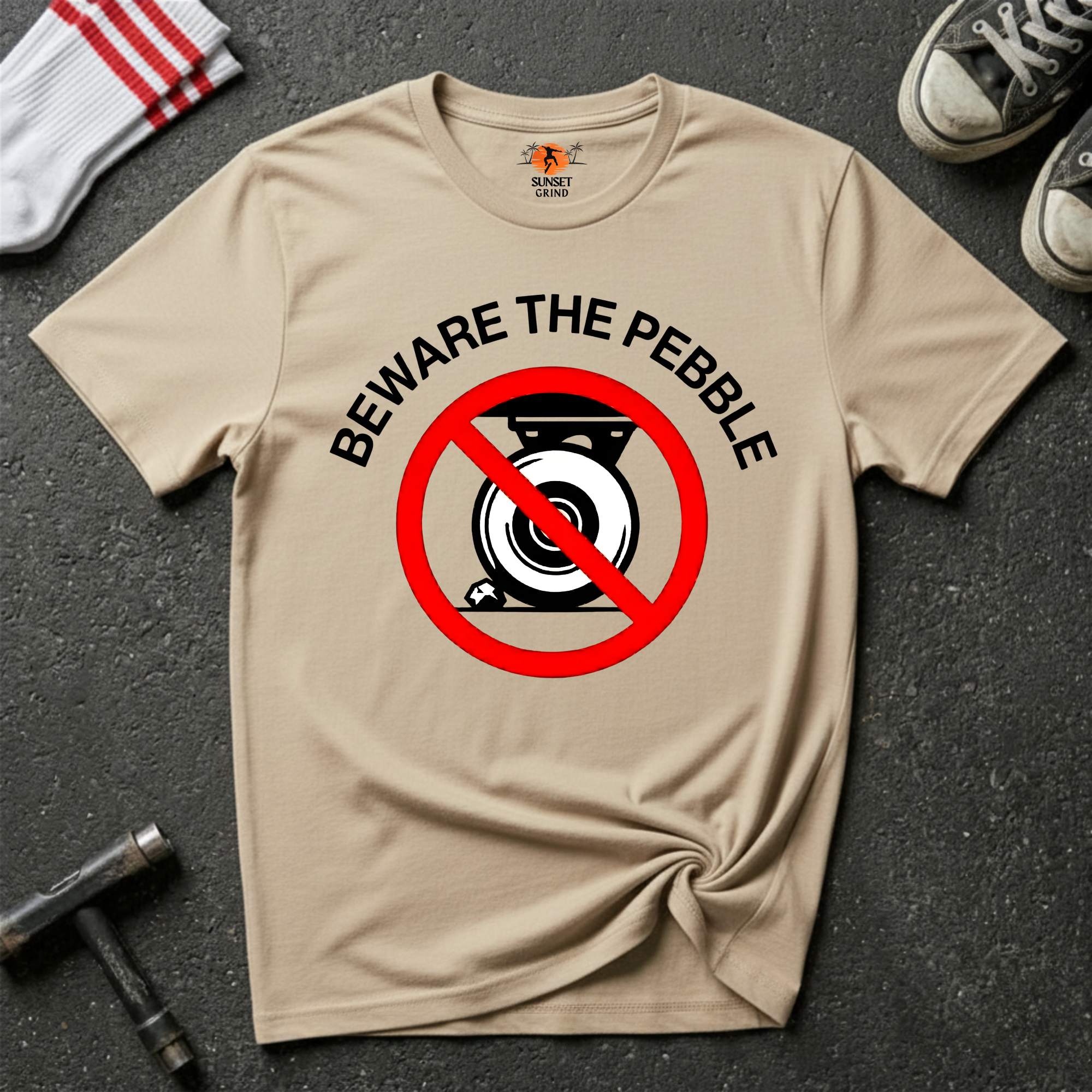 BEWARE THE PEBBLE T-Shirt