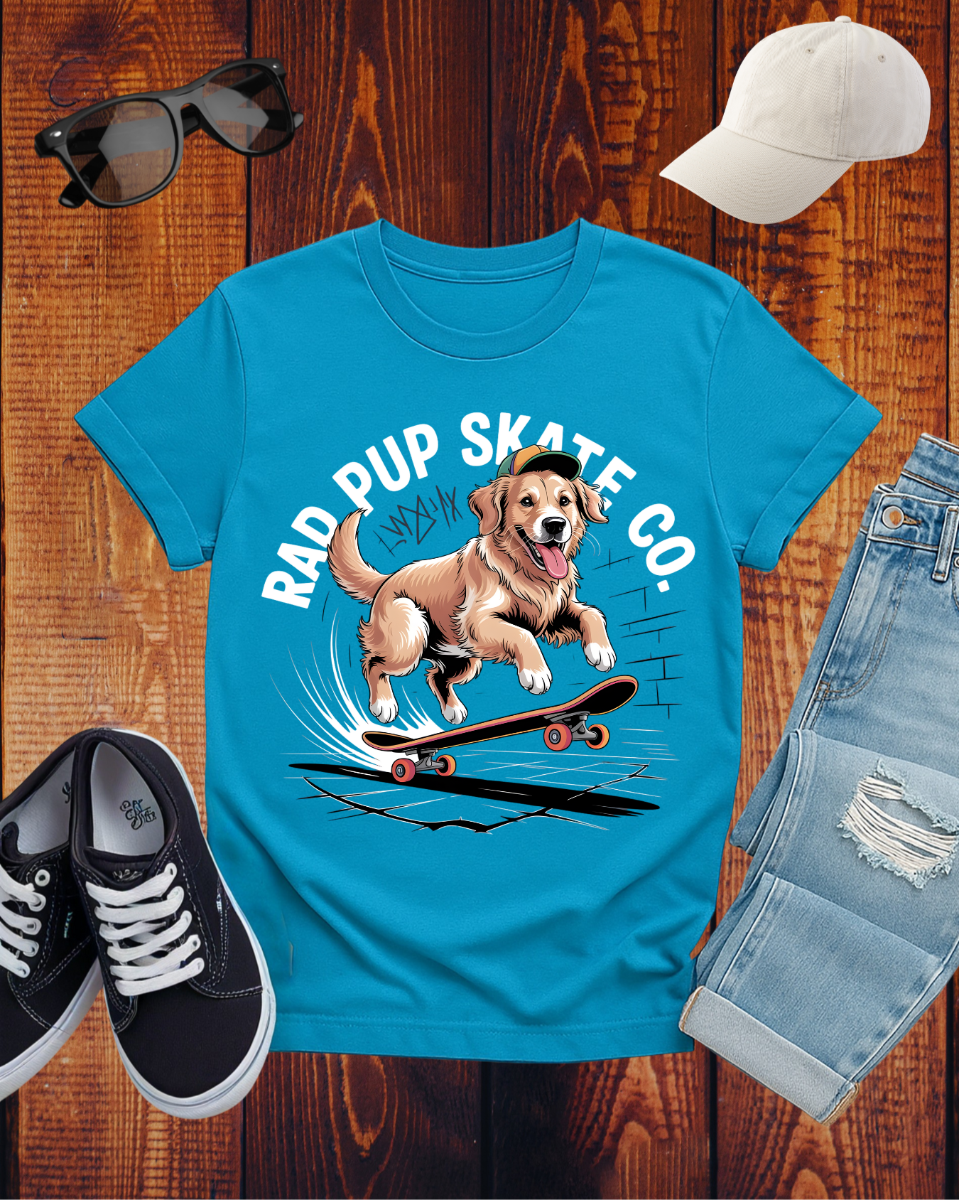 RAD PUP SKATE CO T-Shirt