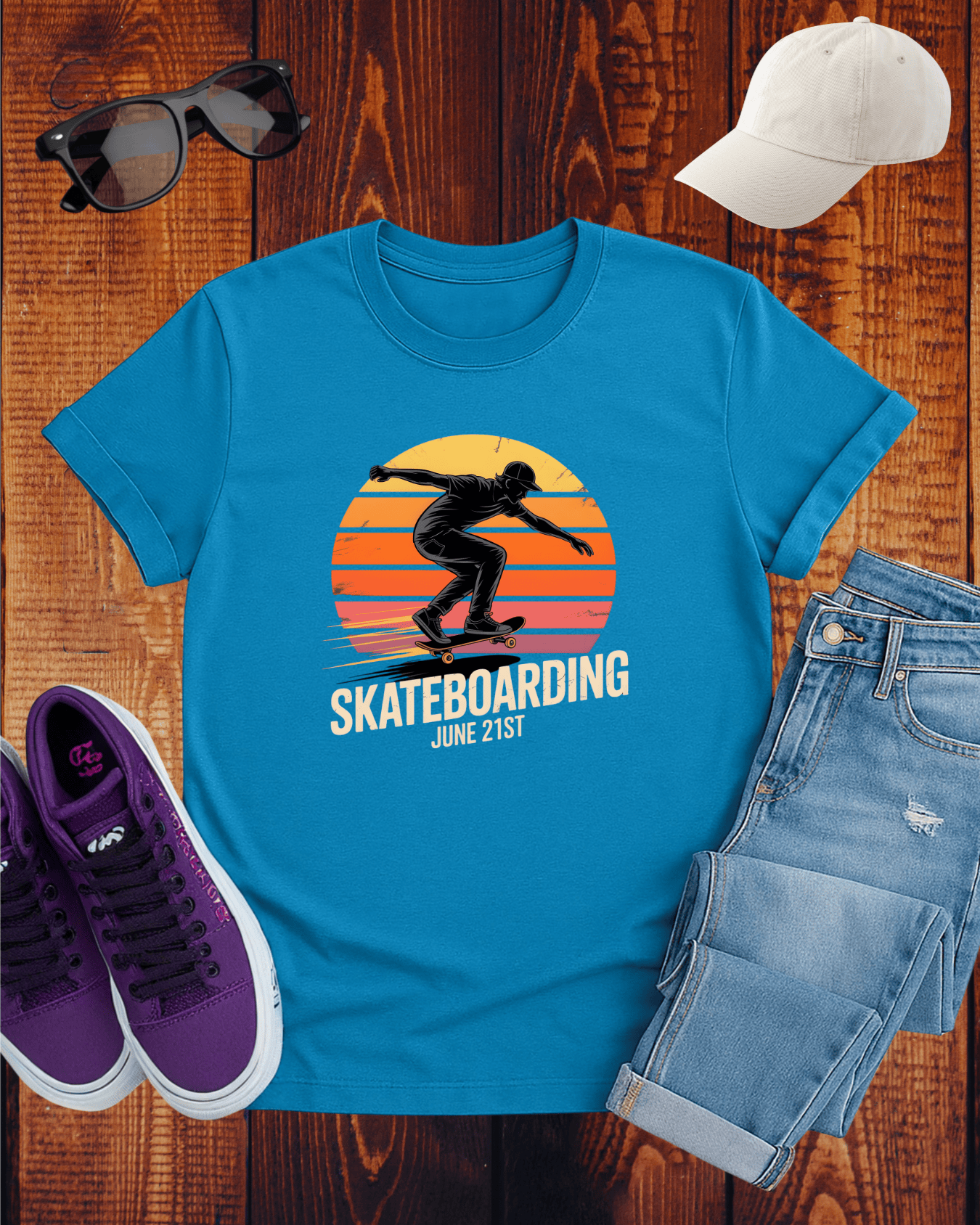 SKATEBOARDING JUNE 21ST T-Shirt
