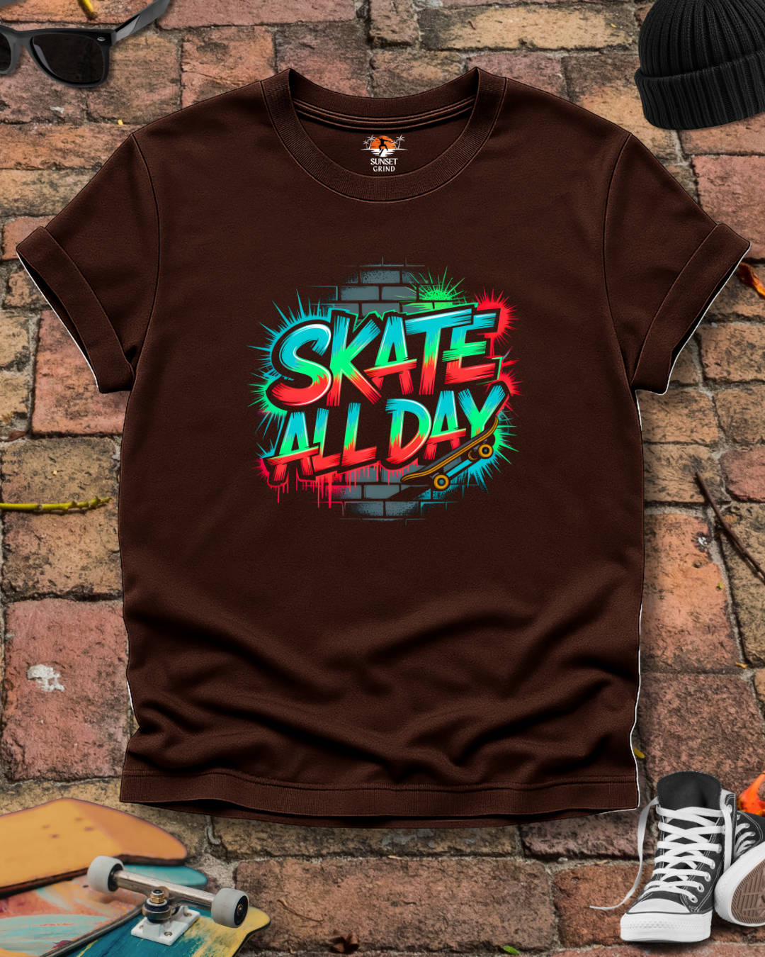 SKATE ALL DAY T-Shirt