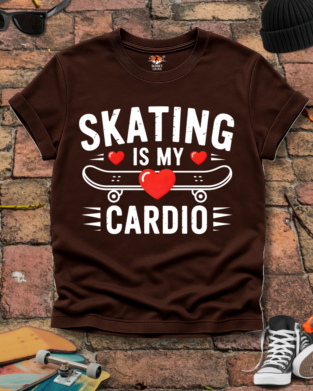 SKATING IS MY CARDIO T-Shirt