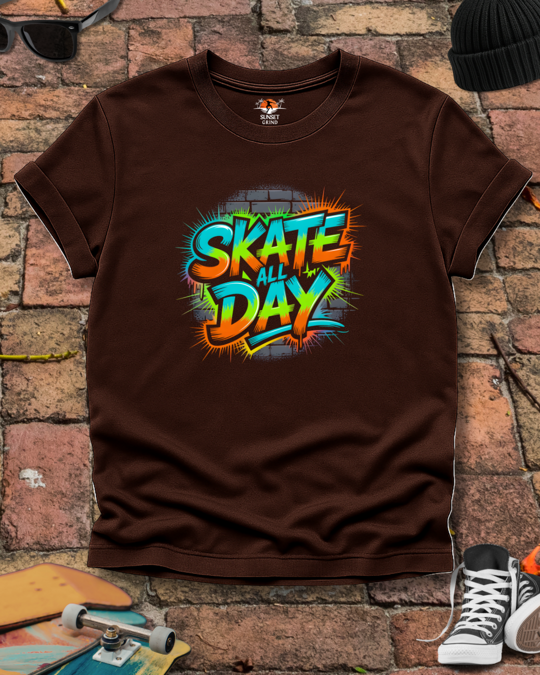 SKATE ALL DAY 2 T-Shirt