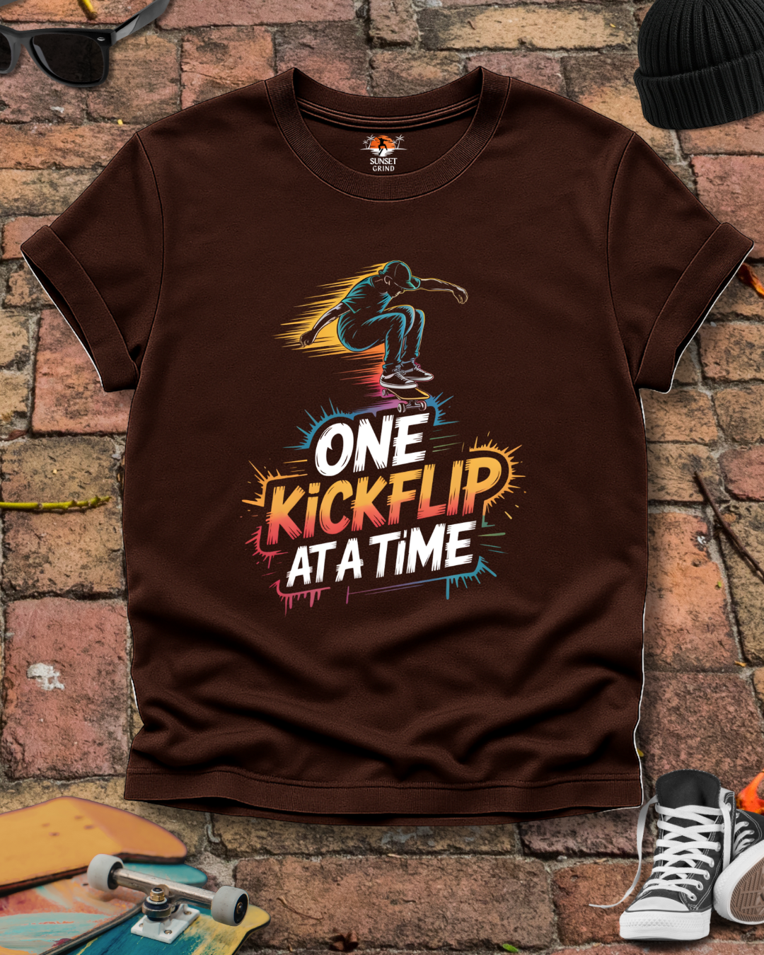 ONE KICKFLIP AT A TIME T-Shirt