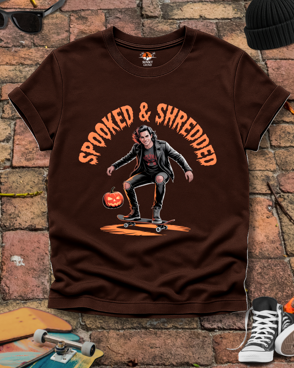 SPOOKED & SHREDDED MEN 3 T-Shirt