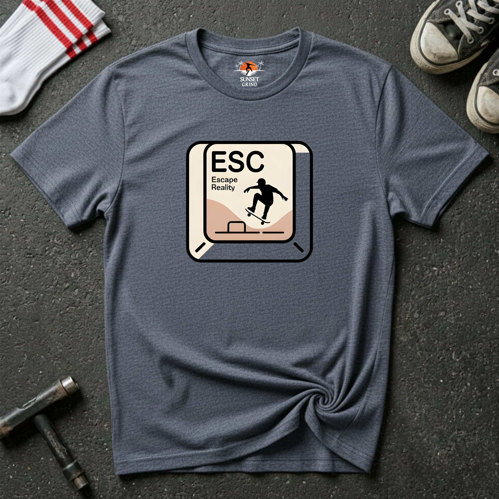 ESCAPE BUTTON T-Shirt