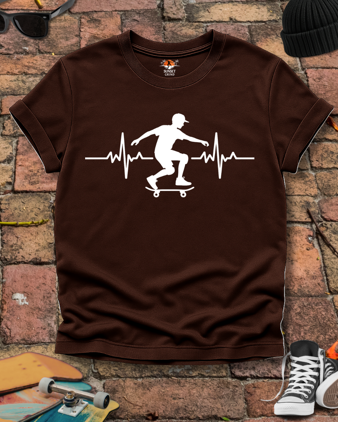 SKATEBOARDING CARDIOGRAM T-Shirt