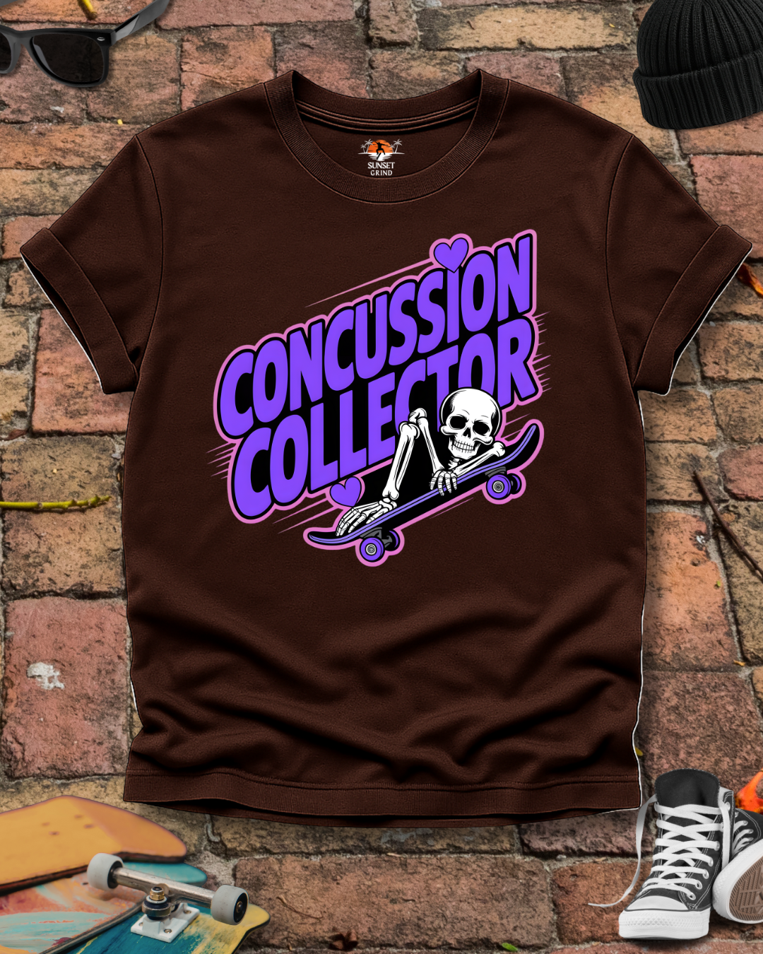 CONCUSSION COLLECTOR PURPLE T-Shirt
