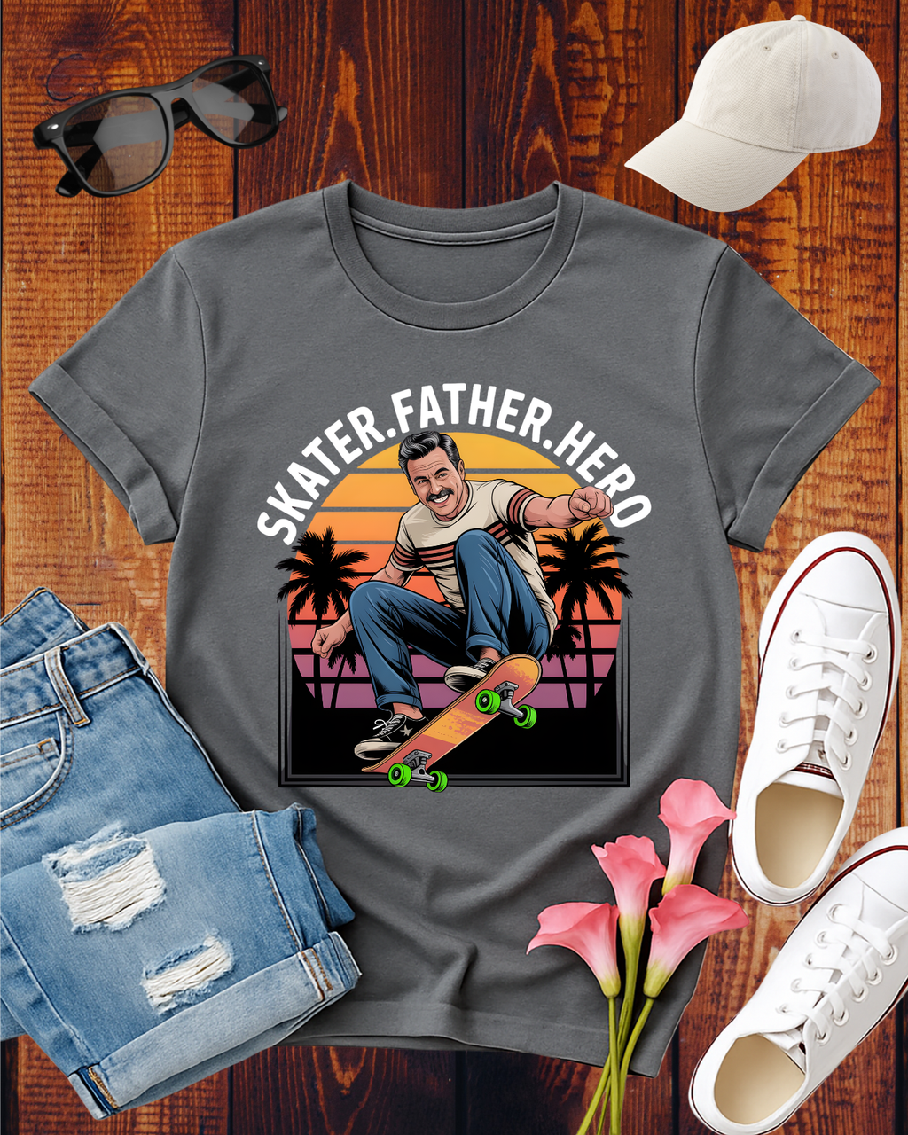 SKATER.FATHER.HERO T-Shirt