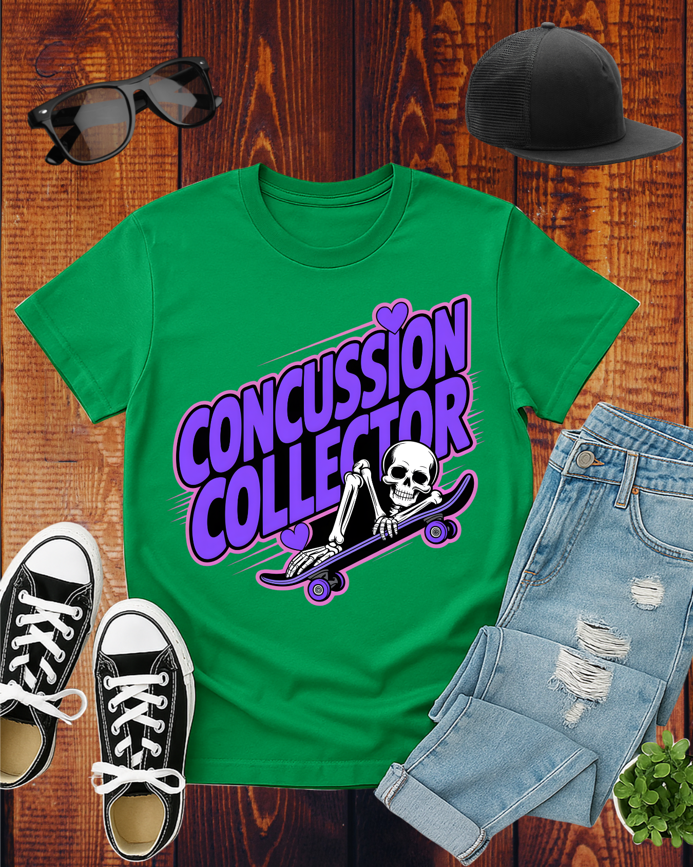 CONCUSSION COLLECTOR PURPLE T-Shirt