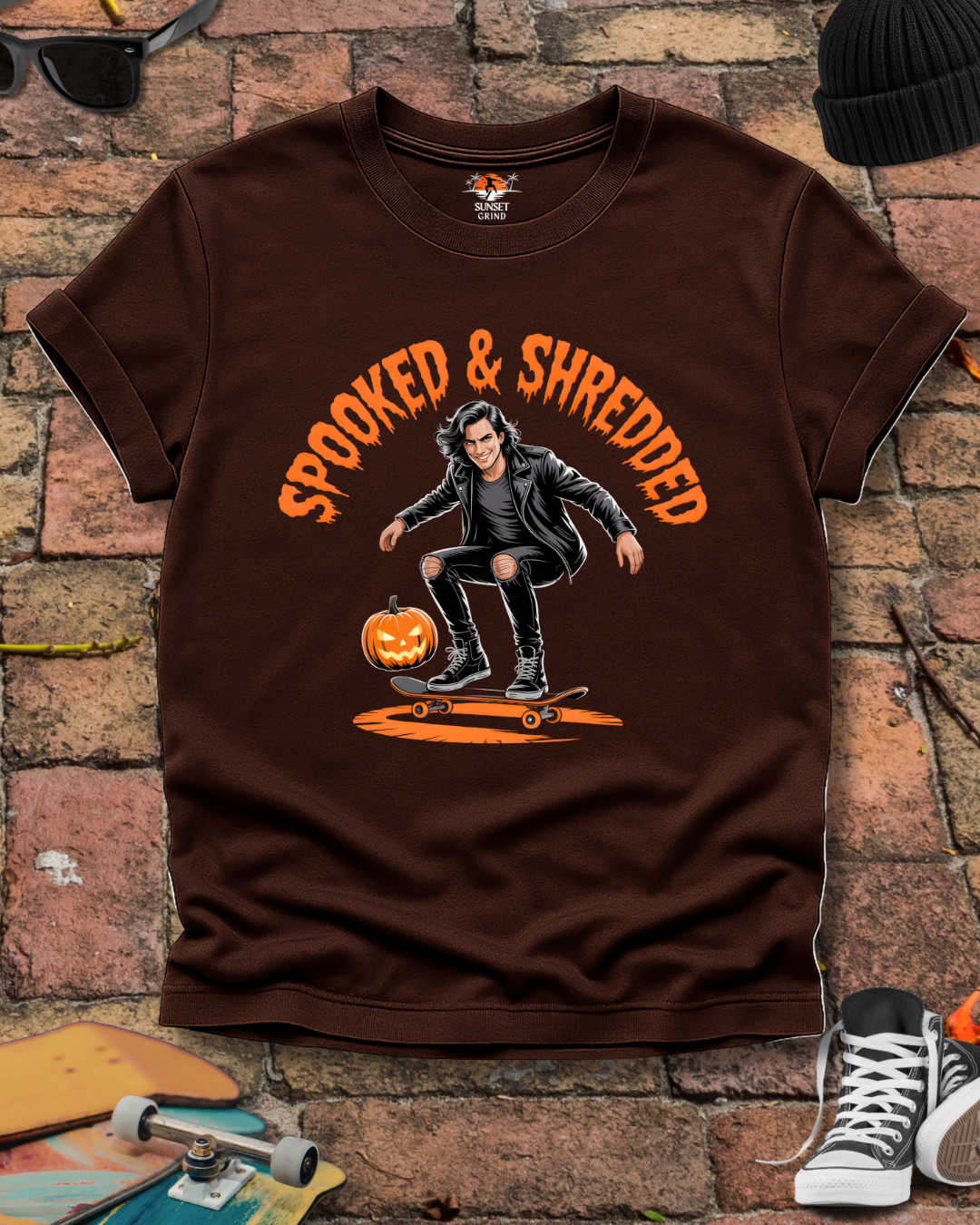 SPOOKED & SHREDDED MEN T-Shirt