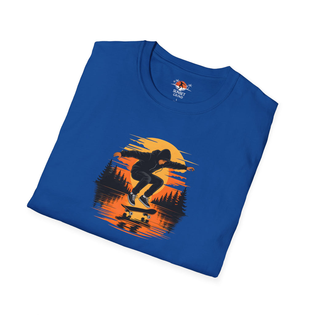 SKATEBOARDING IN SUNSET 2 T-Shirt