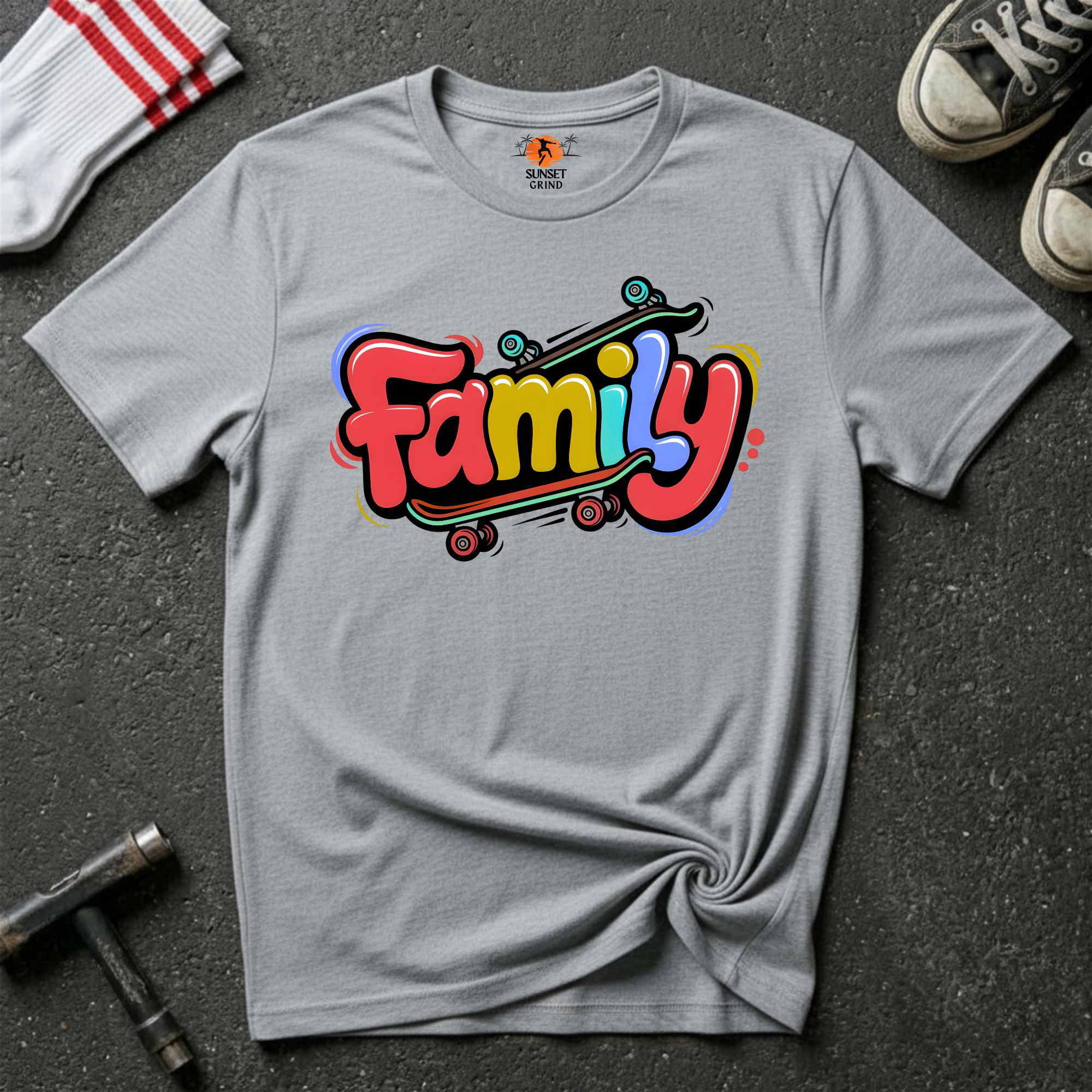 Skater Family T-Shirt