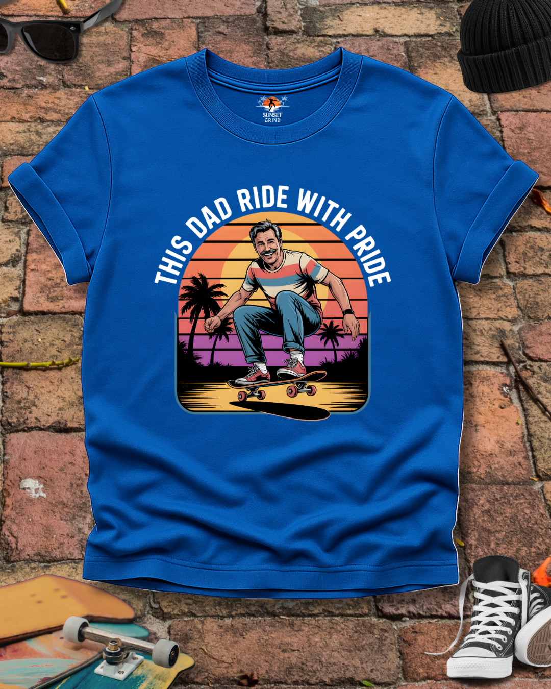 THIS DAD RIDE WITH PRIDE T-Shirt
