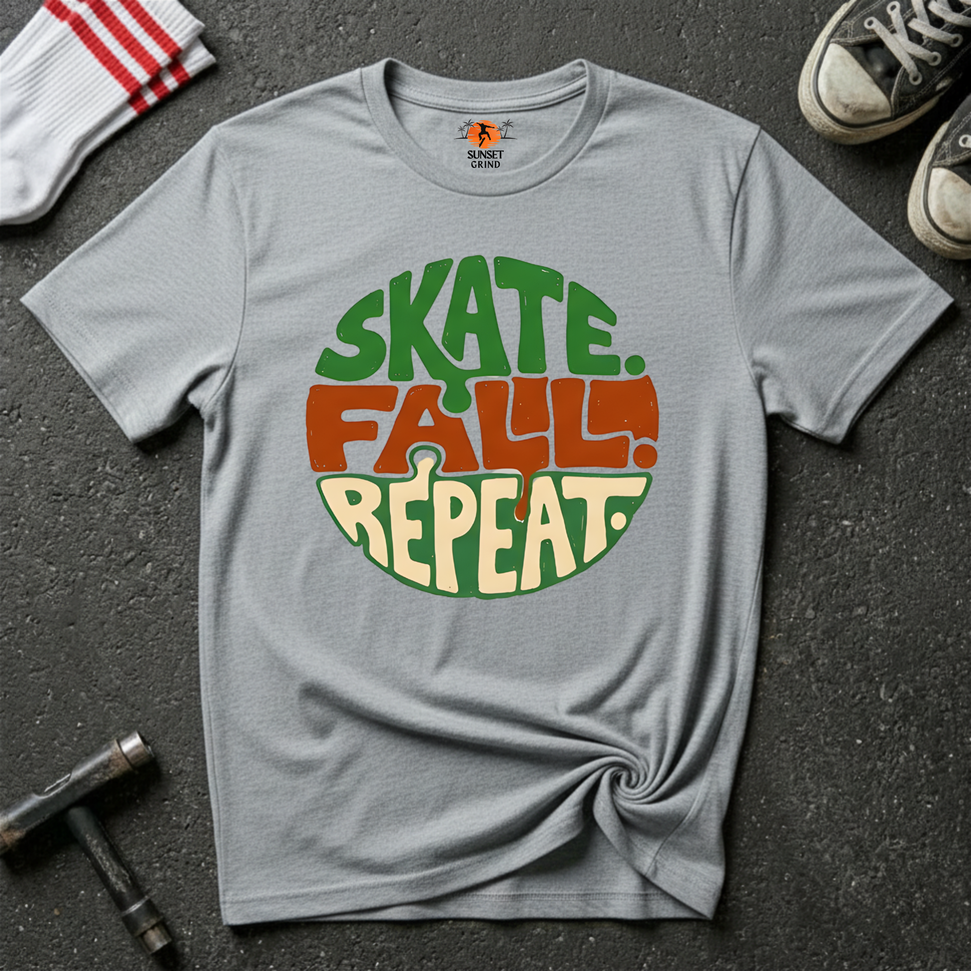SKATE.FALL.REPEAT. T-Shirt