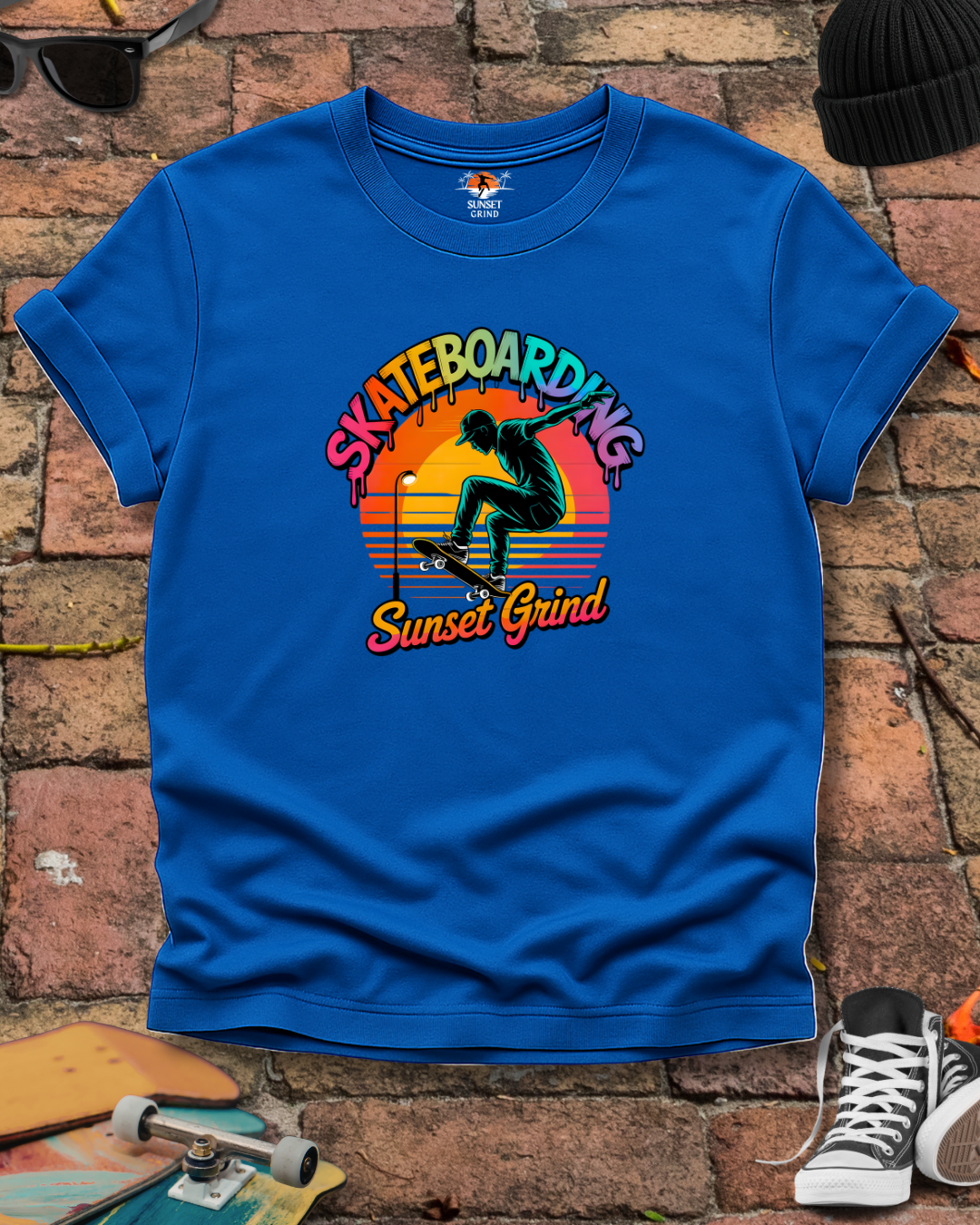 SKATEBOARDING SUNSET GRIND T-Shirt