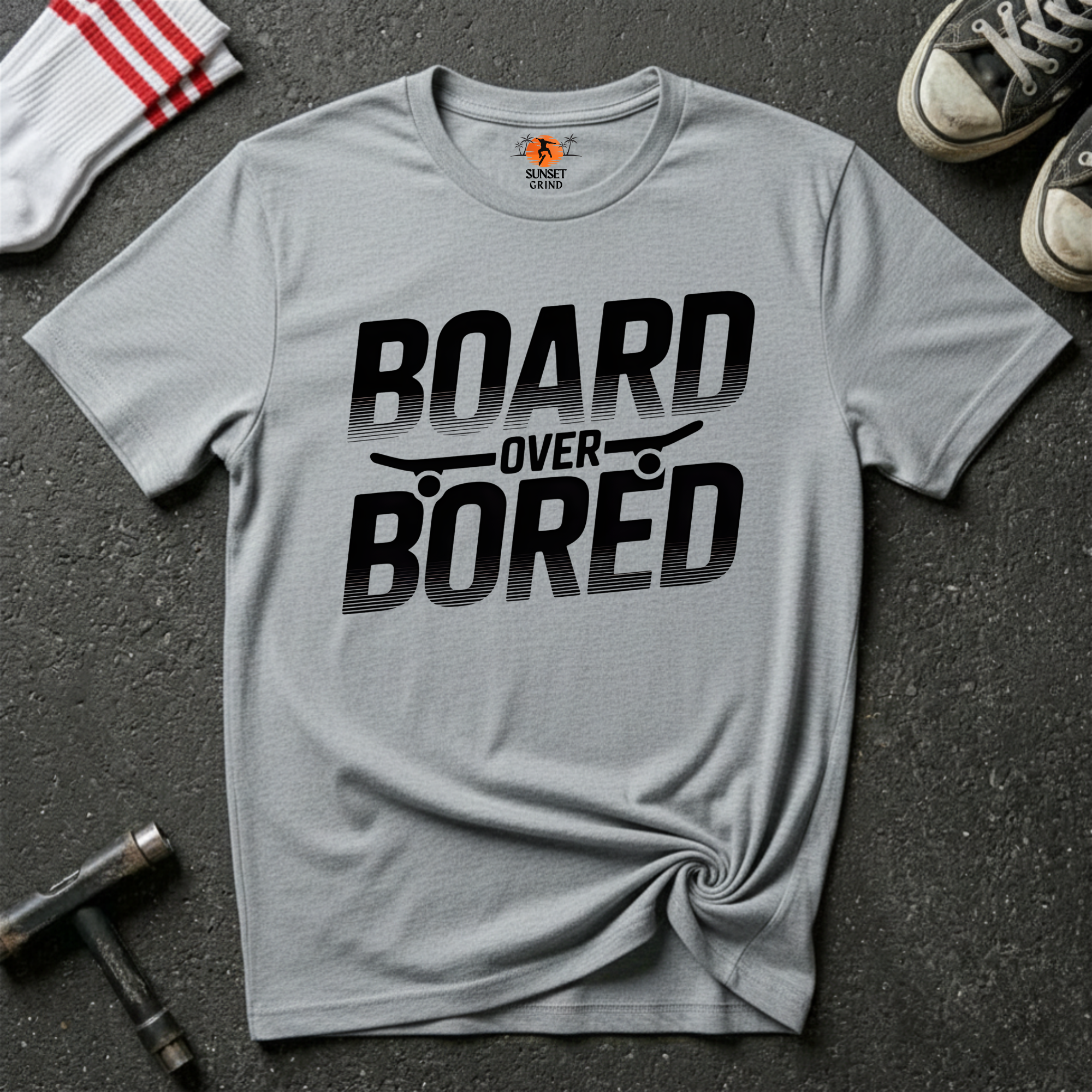 BOARD OVER BORED T-Shirt
