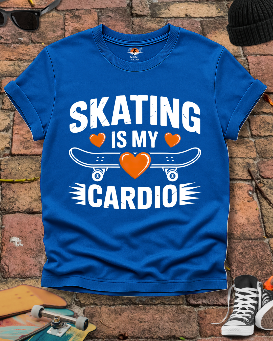 SKATING IS MY CARDIO 2 T-Shirt