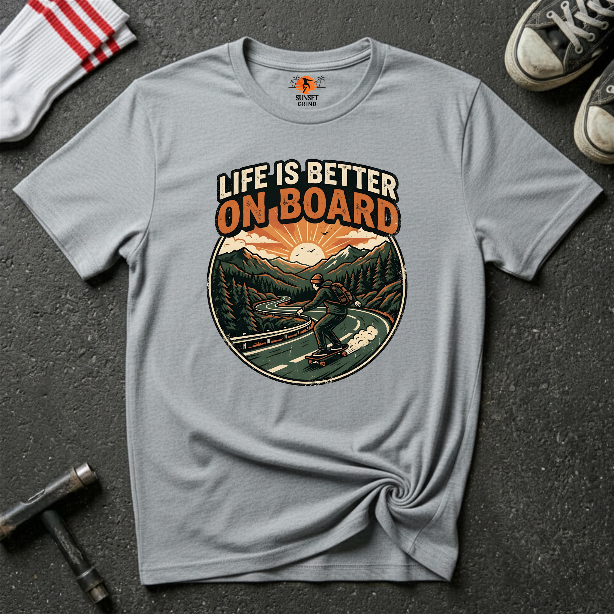 LIFE IS BETTER ON BOARD T-Shirt