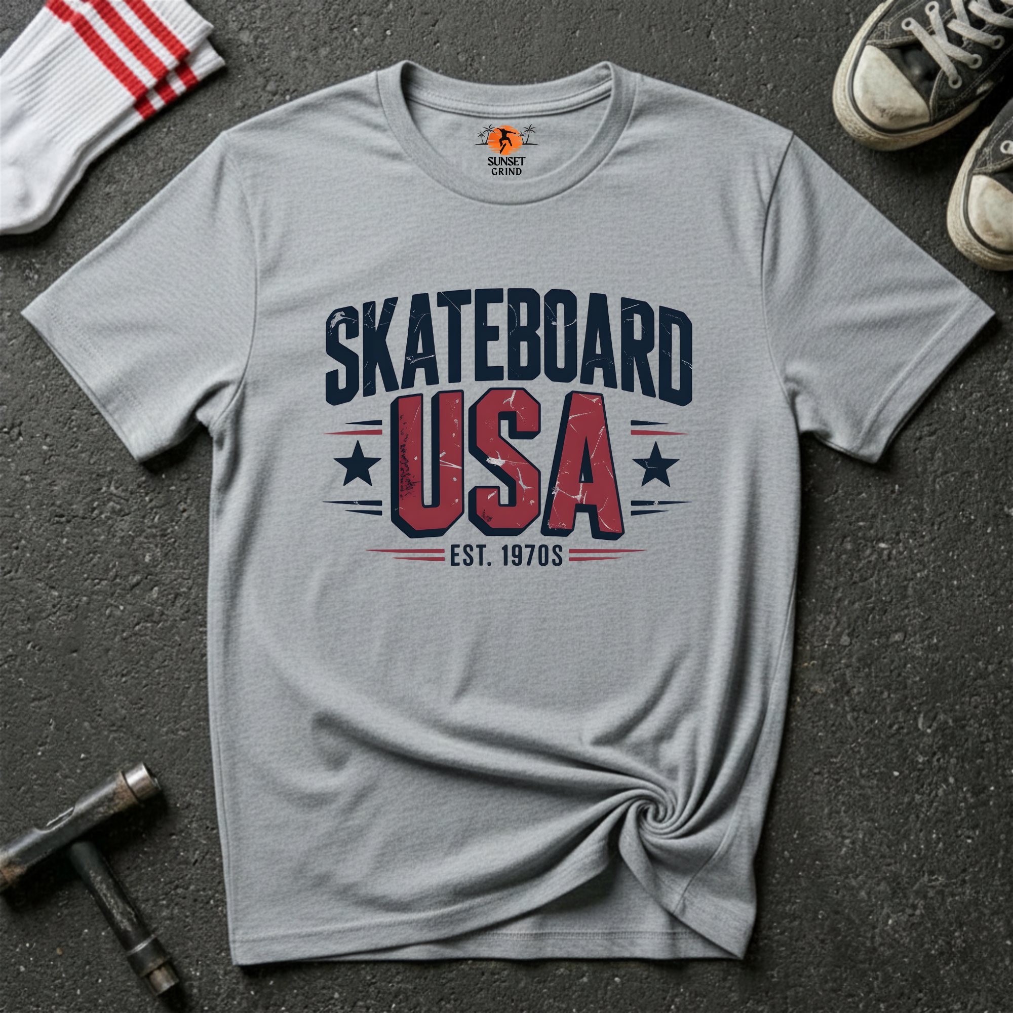 SKATEBOARD USA T-Shirt