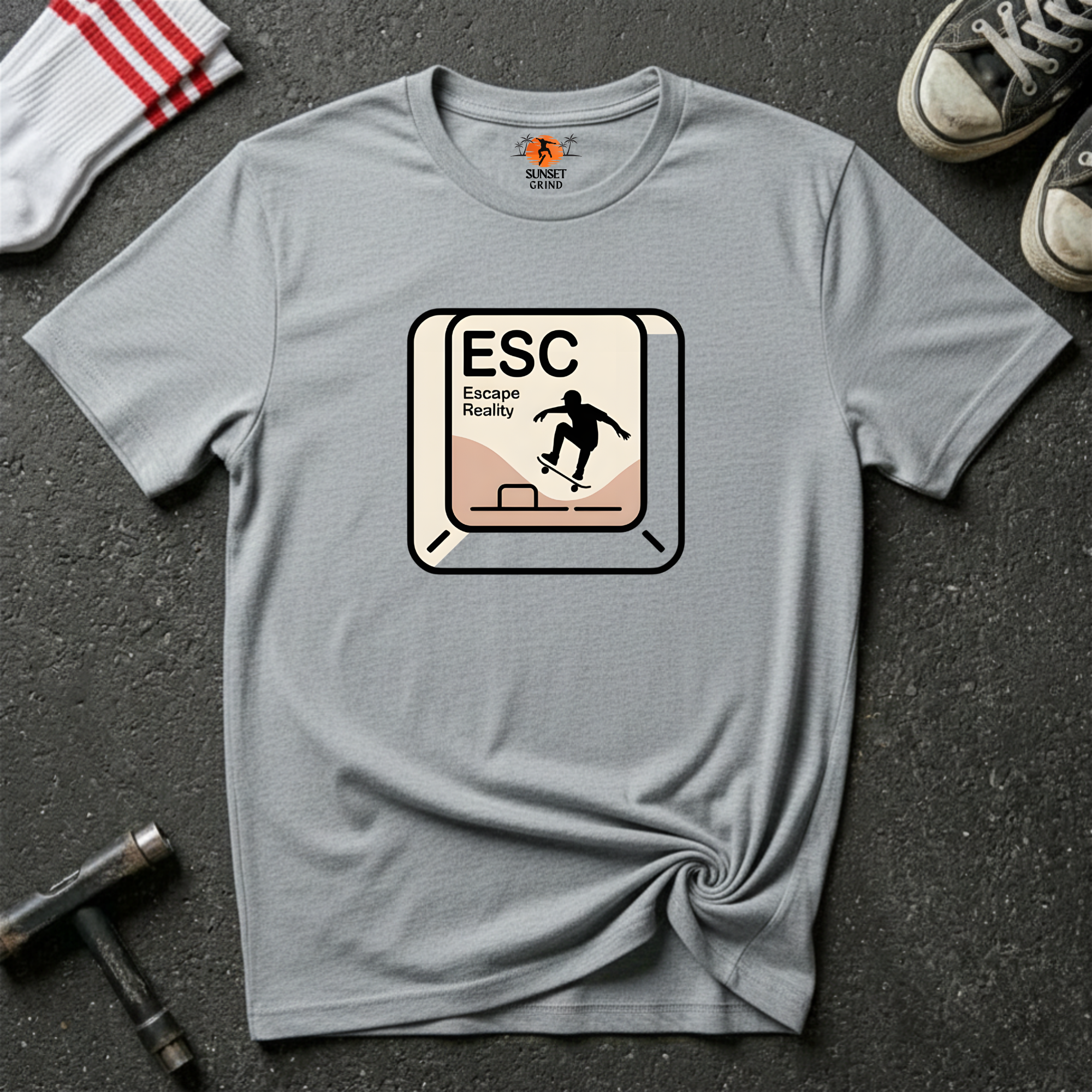 ESCAPE BUTTON T-Shirt