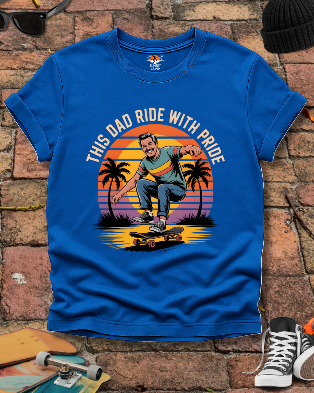 THIS DAD RIDE WITH PRIDE 2 T-Shirt