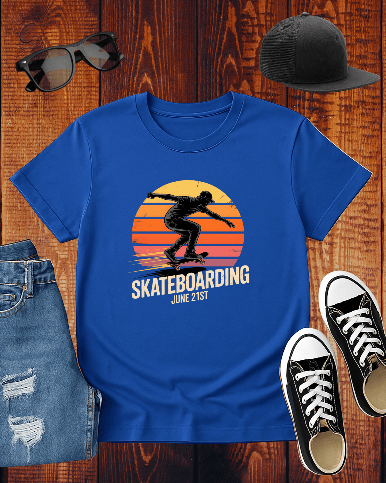 SKATEBOARDING JUNE 21ST T-Shirt