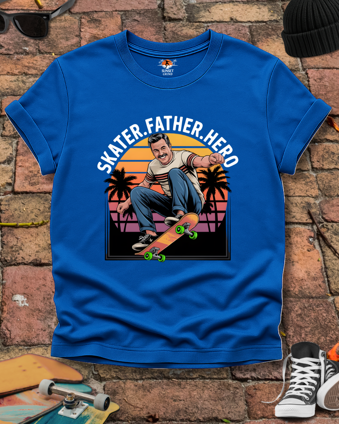 SKATER.FATHER.HERO T-Shirt