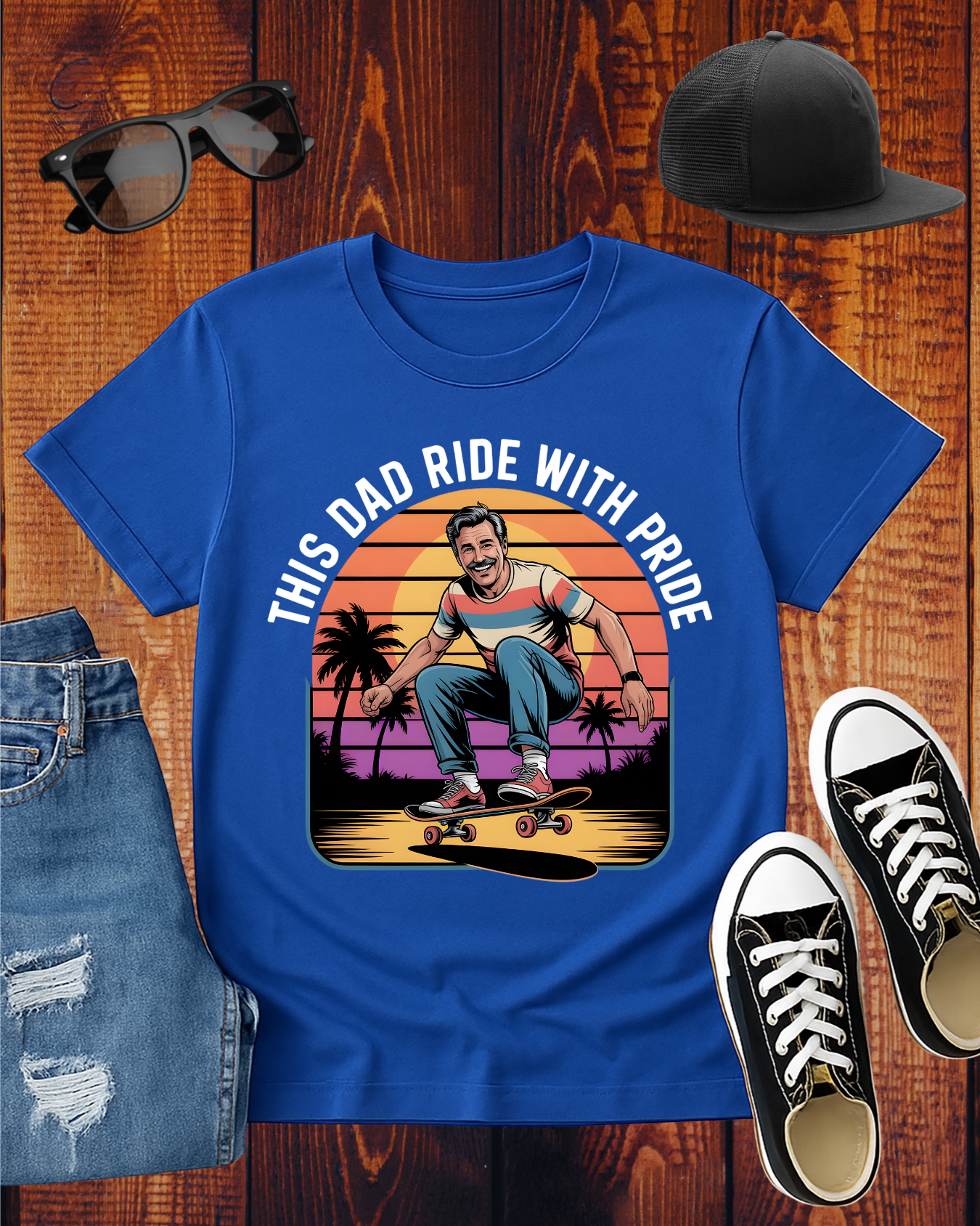THIS DAD RIDE WITH PRIDE T-Shirt