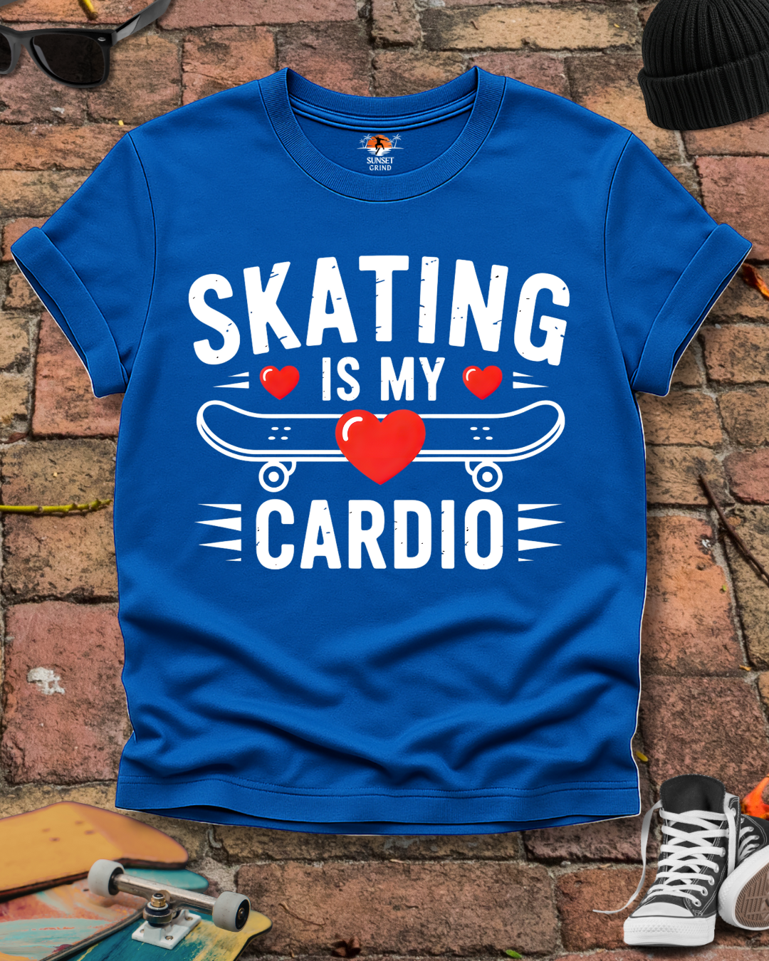 SKATING IS MY CARDIO T-Shirt