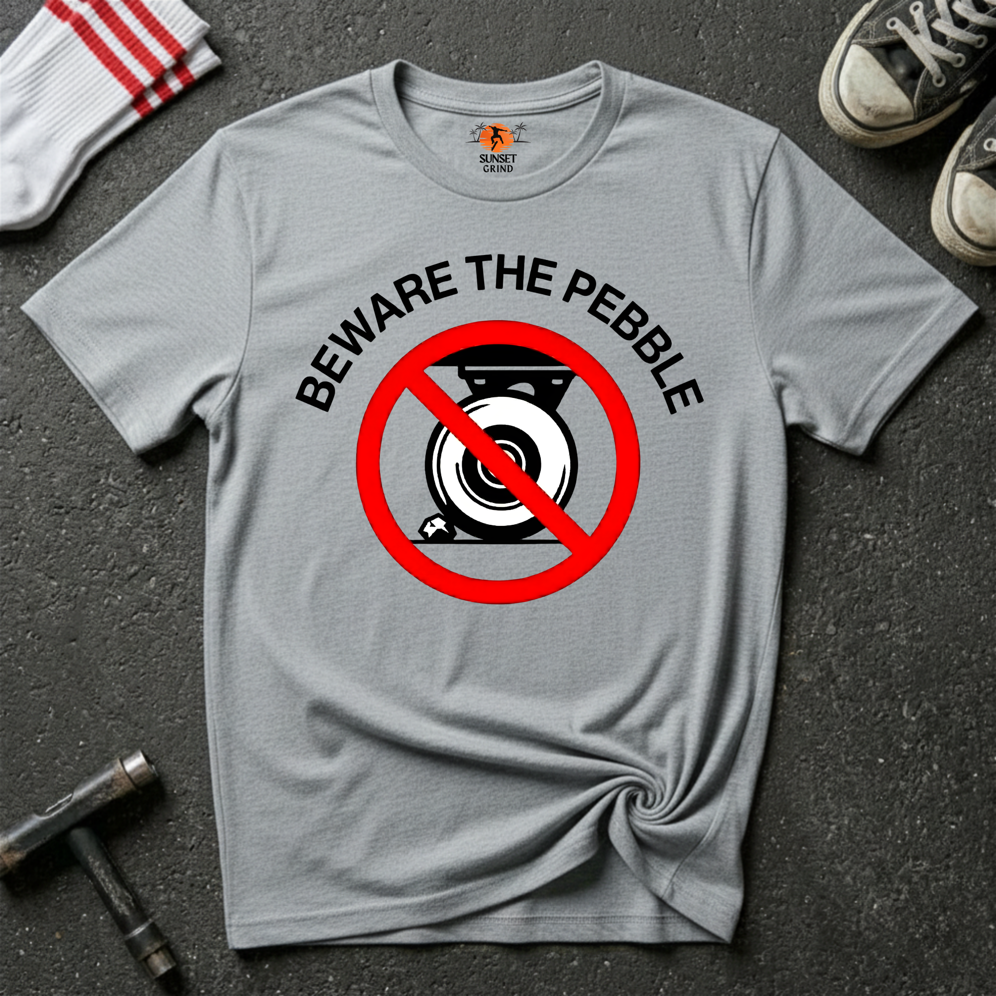 BEWARE THE PEBBLE T-Shirt