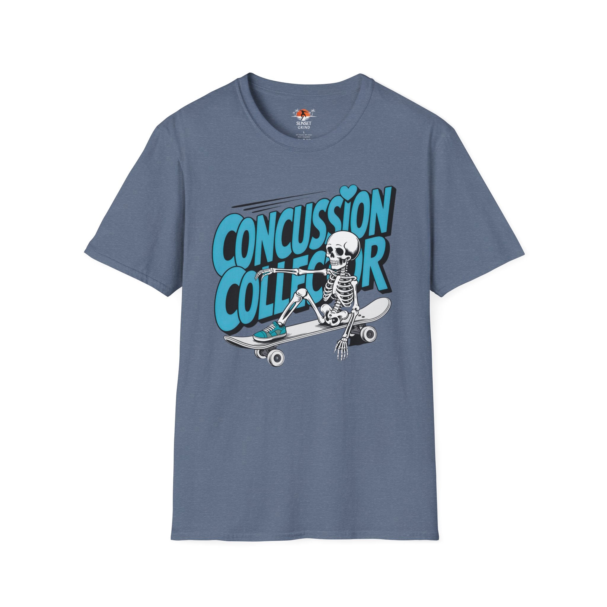 CONCUSSION COLLECTOR TURQUOISE T-Shirt