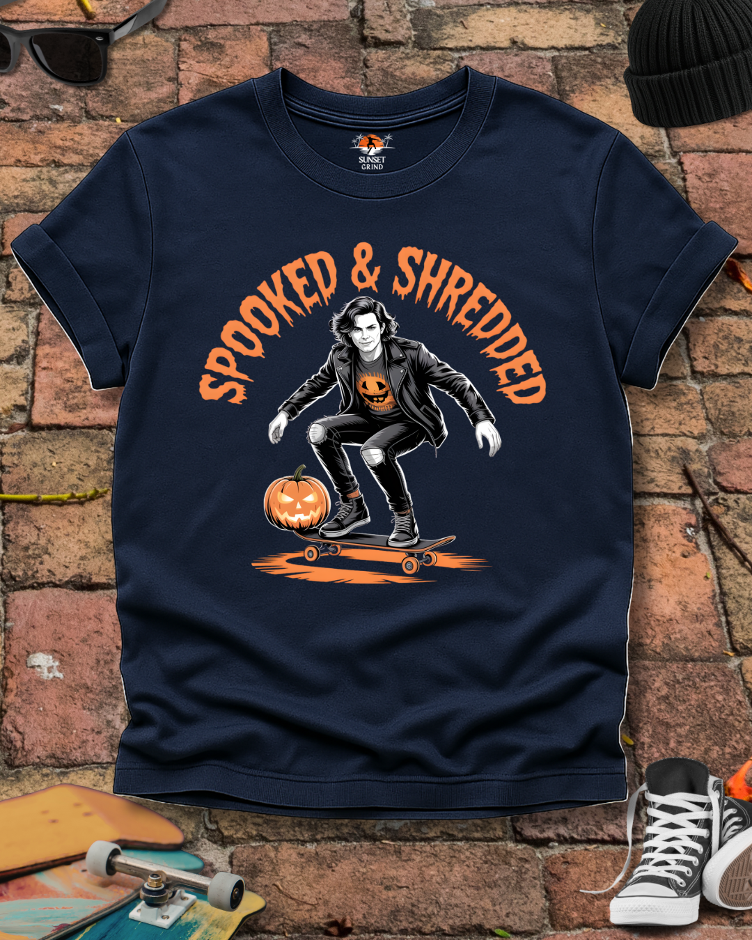 SPOOKED & SHREDDED MEN 2 T-Shirt