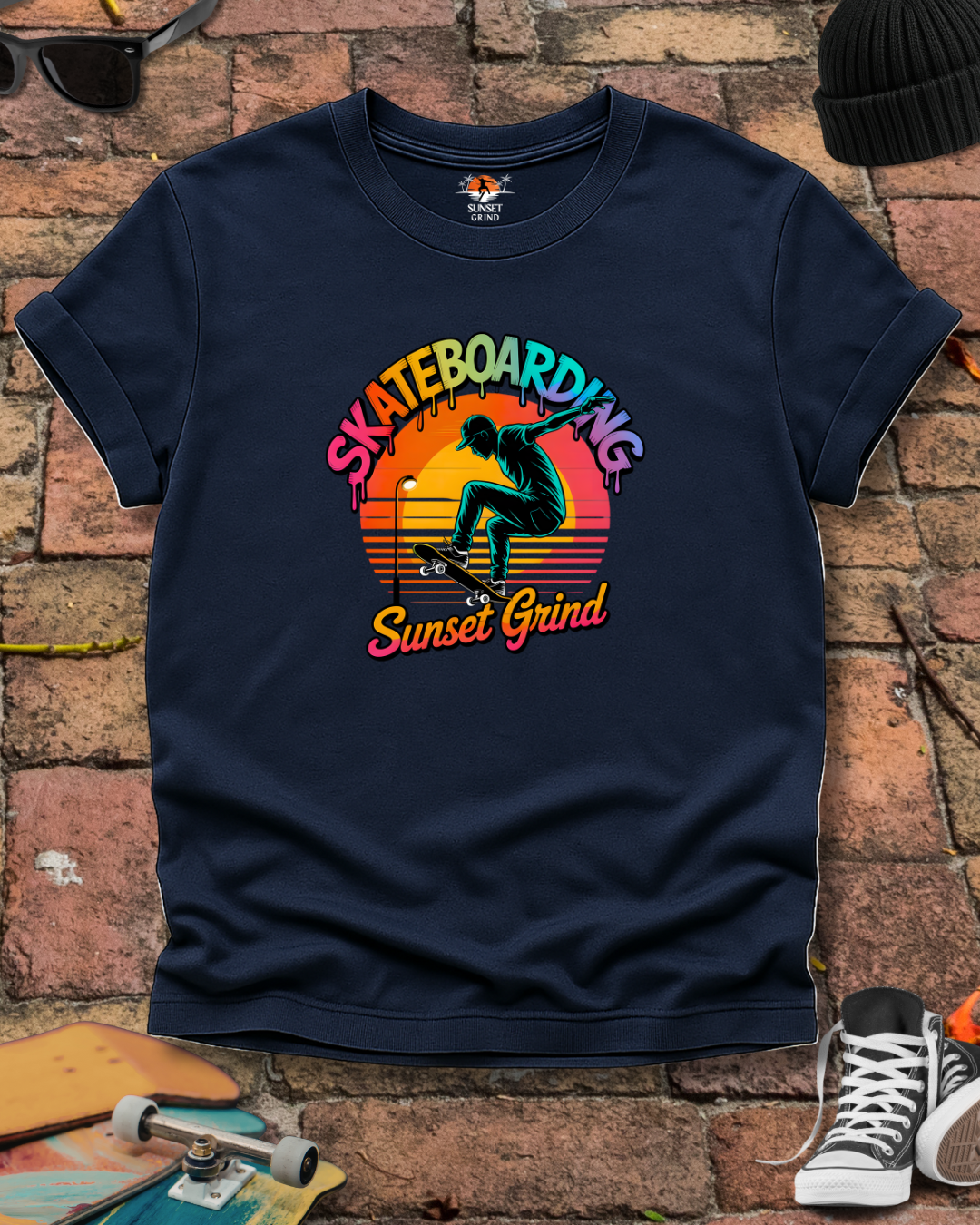 SKATEBOARDING SUNSET GRIND T-Shirt