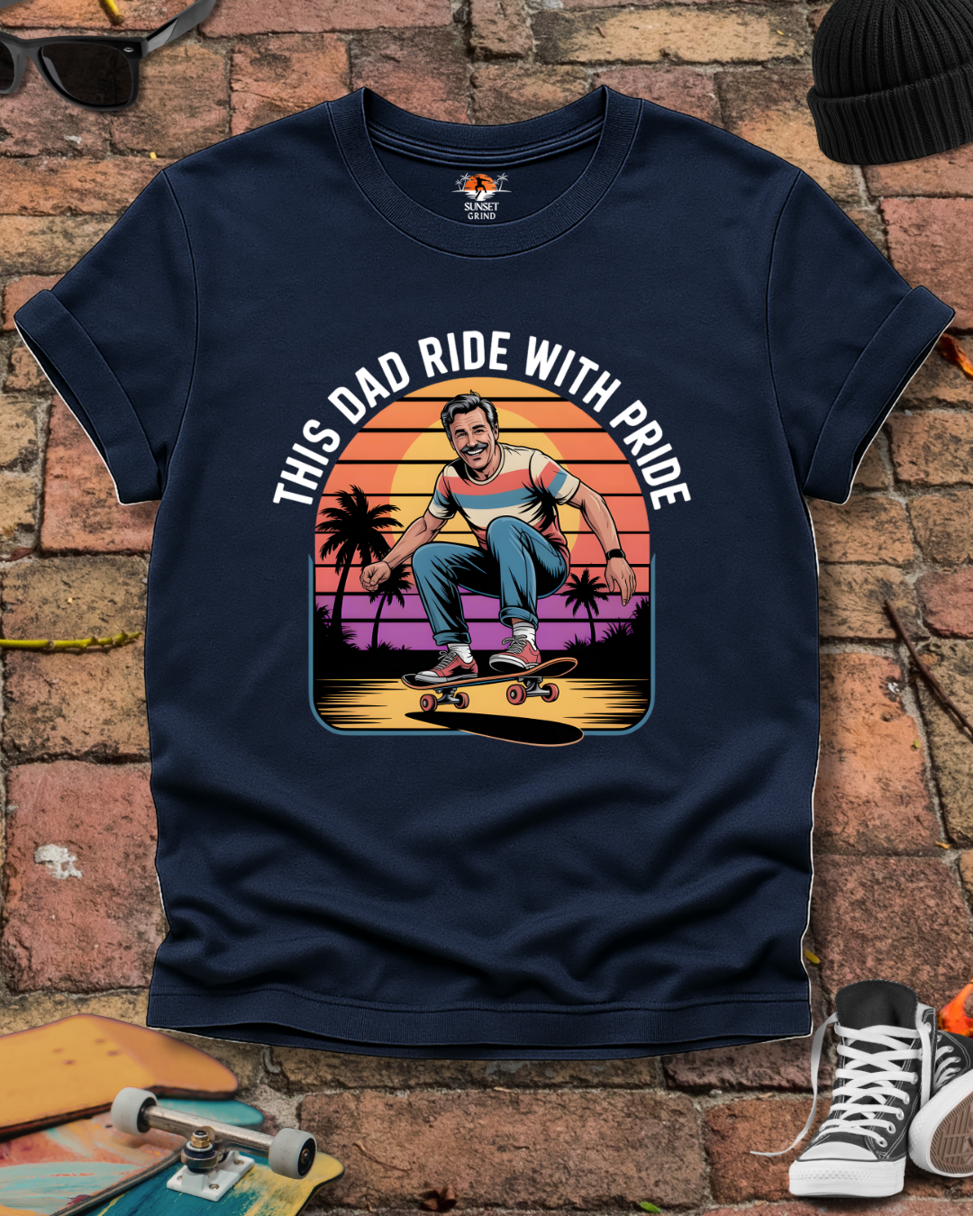 THIS DAD RIDE WITH PRIDE T-Shirt