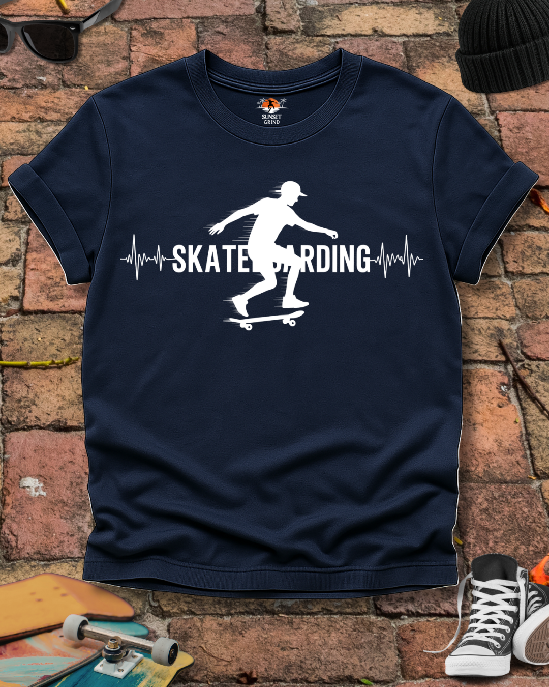 SKATER CARDIOGRAM T-Shirt
