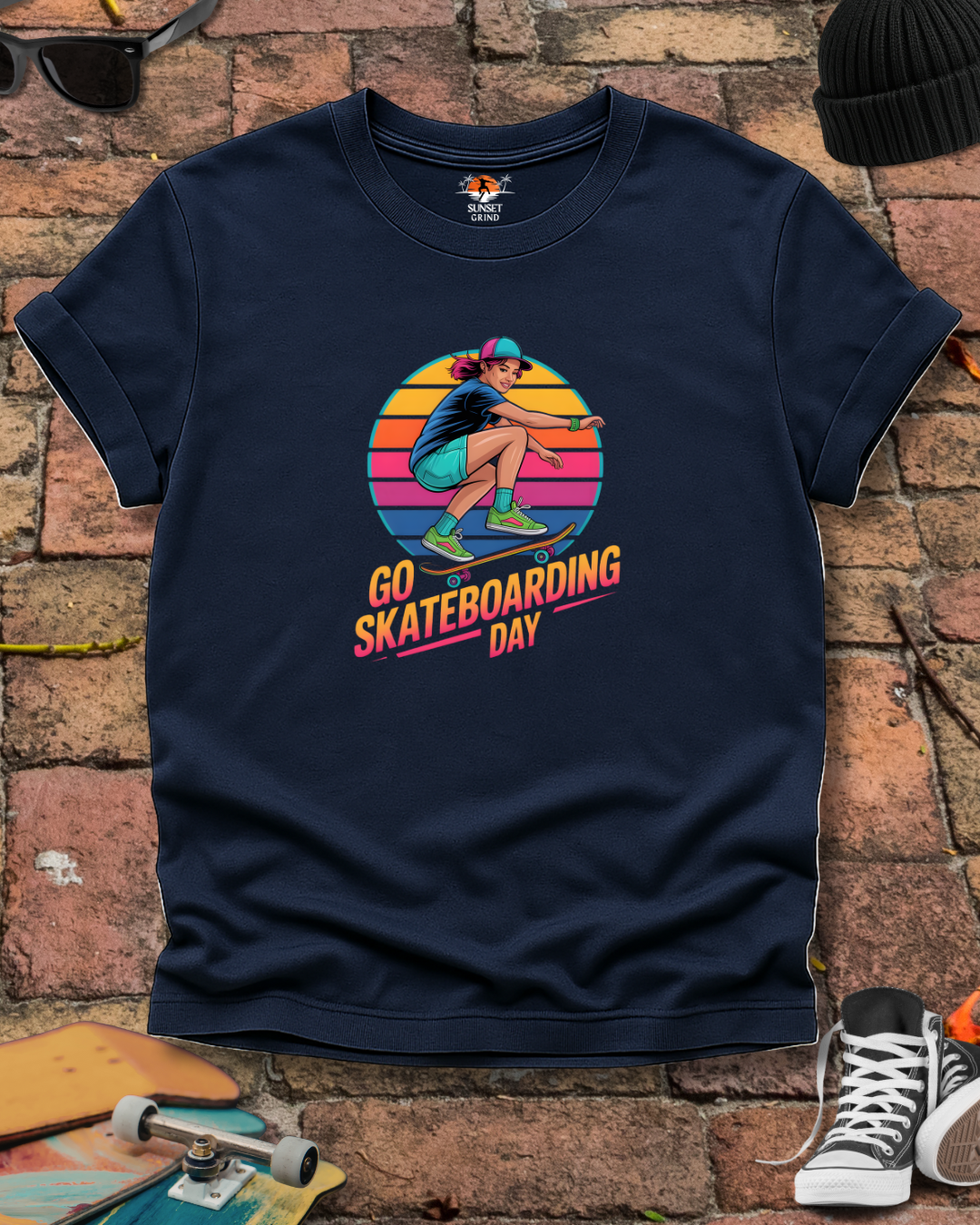 GO SKATEBOARDING DAY 2 T-Shirt