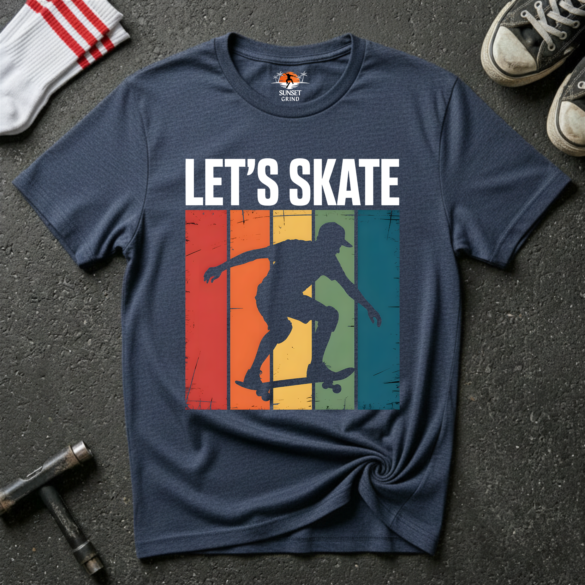 LET'S SKATE T-Shirt