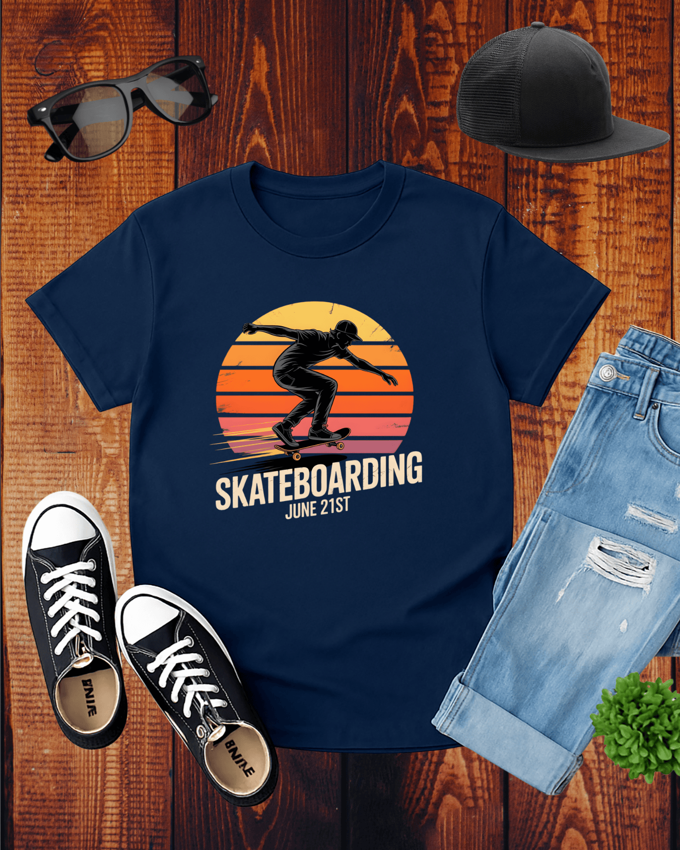 SKATEBOARDING JUNE 21ST T-Shirt