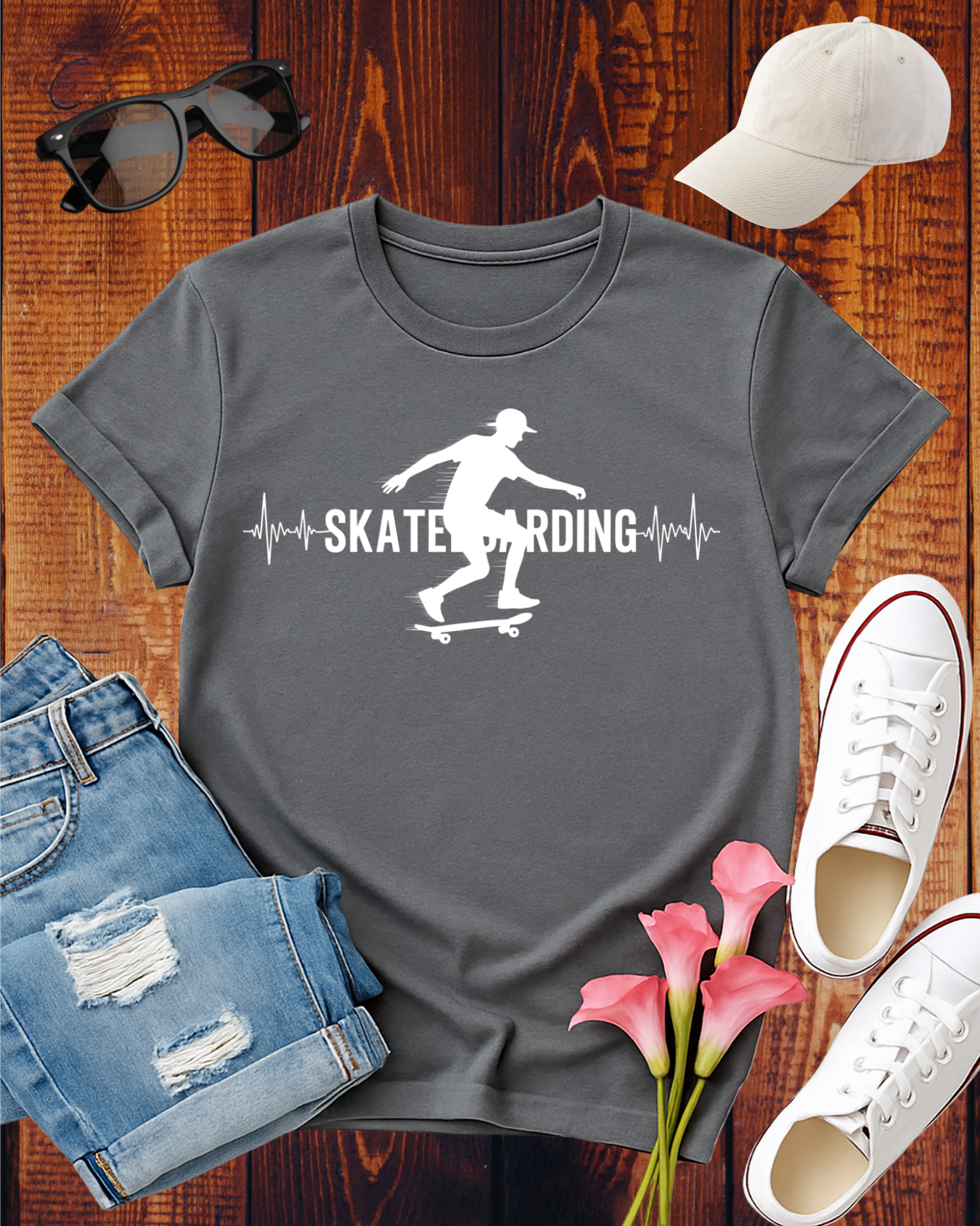 SKATER CARDIOGRAM T-Shirt