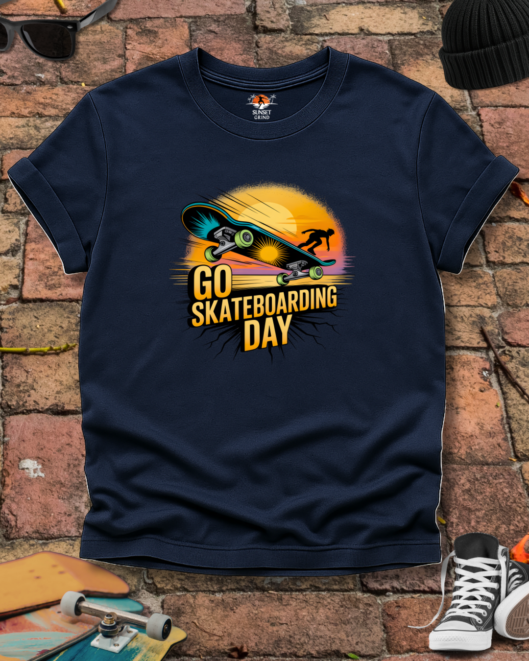 GO SKATEBOARDING DAY COMPETITOR T-Shirt